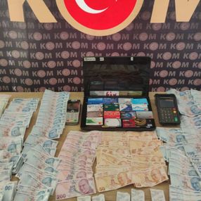 Kahramanmaraş'ta sanal tefeciye baskın yapıldı