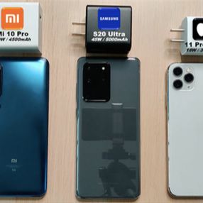 Xiaomi Mi 10 Ultra, Samsung Galaxy Note 20 Ultra ve iPhone 11 Pro Max hızlı şarj testi