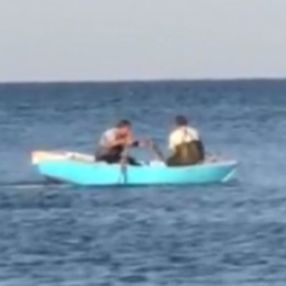 Hatay'da balık tutmaya çalışırken boğulma tehlikesi geçirdi