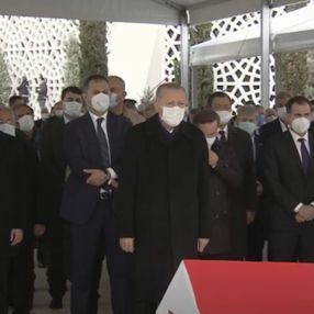 Cumhurbaşkanı Erdoğan, Mesut Yılmaz'ın cenaze törenine katıldı