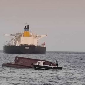 Adana'da Yunan tankeriyle, Türk balıkçı teknesi çarpıştı