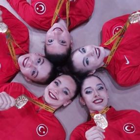 Ritmik Jimnastik Grup Milli Takımı Avrupa Şampiyonu oldu