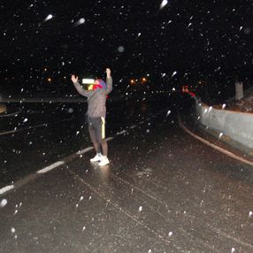 Tekirdağ'da kar yağışı başladı