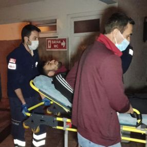 Düzce'de koronavirüse yakalandığını öğrenince, cinnet geçirdi
