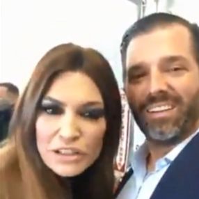 Trump'ın ailesinin Kongre baskını sırasında eğlendiği anlar kamerada