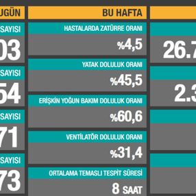 13 Ocak Türkiye'de koronavirüs tablosu