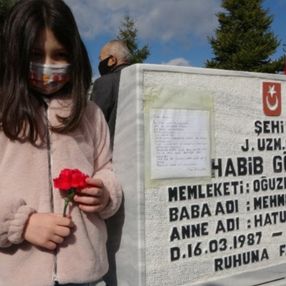 Şehit kızından babasına duygulandıran mektup