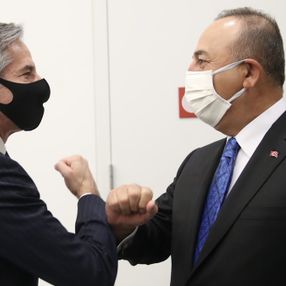 Mevlüt Çavuşoğlu, ABD Dışişleri Bakanı Antony Blinken ile görüştü