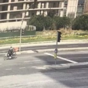 Kağıthane'de kuryenin ölümden döndüğü kaza