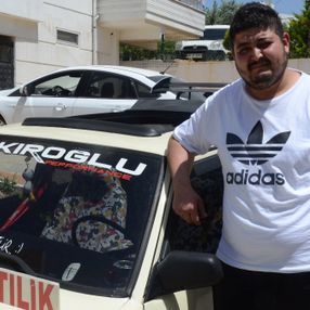 Antalya'da driftli evlilik teklifi yüzünden arabasından olacak