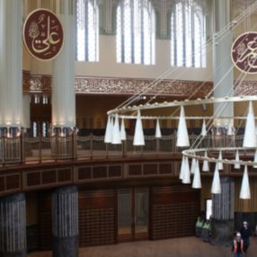 Taksim Camii'nde son rötuşlar