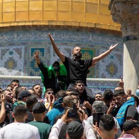 Mescid-i Aksa'da 'Erdoğan' sloganları