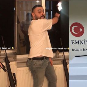Bahçelievler'de havaya ateş açan maganda