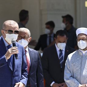 Cumhurbaşkanı Erdoğan Şehriban Hatun Camii'nin açılışına katıldı