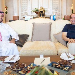 Sisi ile Muhammed bin Selman görüştü