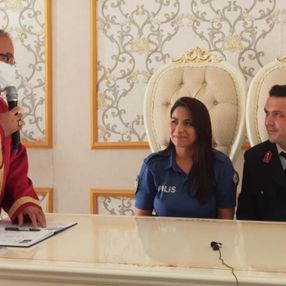 Kahramanmaraş'ta üniformalı nikah töreni