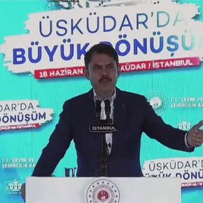 Murat Kurum, Üsküdar'da 5 bin Yeni Konut Projesi'nin törenine katıldı