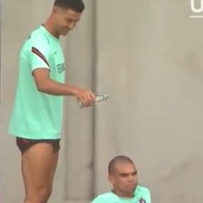 Ronaldo’dan Pepe’ye sulu şaka