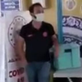 Kütahya Otogarı'nda esprili aşı daveti