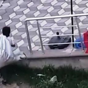 Niğde’de, Suriyeli çocukların Türk bayrağı hassasiyeti kamerada