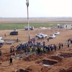 İHH, Suriye'de El Emel Kenti'nin temellerini attı