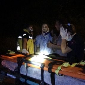 Zonguldak'ta kaza yapan sürücü, müzik açıp dinledi
