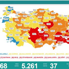 11 Temmuz Türkiye'de koronavirüs tablosu ve aşı haritası