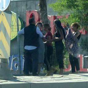 Gaziantep'te yolun ortasında fuhuş pazarlığı