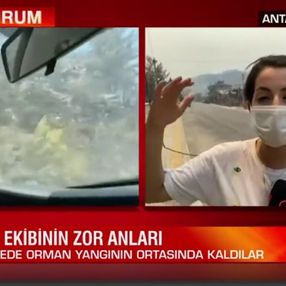 CNN Türk ekibi, Manavgat'ta alevlerin içinde kaldı