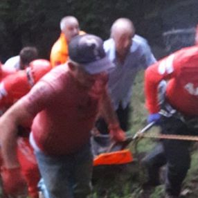 Artvin'de uçurumdan düşen kayınvalidesini görüntüledi
