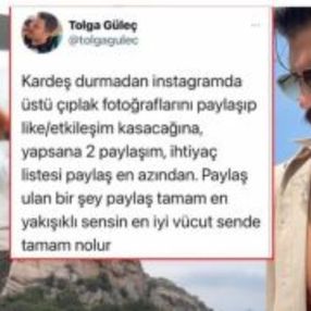 Tolga Güleç'ten Can Yaman'a gönderme