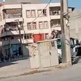 Şanlıurfa'da patlayan elektrik trafosu, panik yarattı