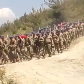 Hatay'da yangını söndüren Mehmetçik, birliğine geri döndü