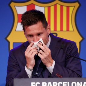 Lionel Messi, Barcelona'ya veda etti