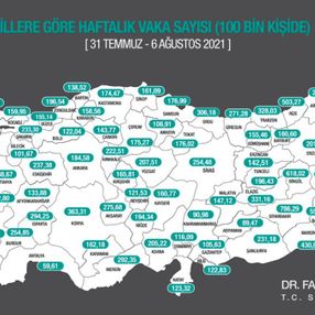 4 il daha aşı haritasında mavi kategoriye geçti