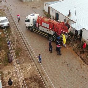 Kayseri’de 50 haneli mahalleyi sel bastı