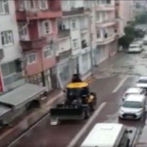 Kastamonu’da, sel felaketinin ilk anları