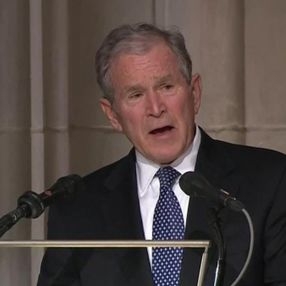 George Bush, Afganistan'daki olaylara ilişkin: Derin üzüntü duyuyorum