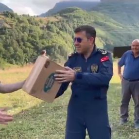 Sinop'ta pilotun örnek davranışı büyük takdir topladı