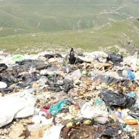 Gümüşhane'de Taşköprü Yaylası çöplüğe döndü