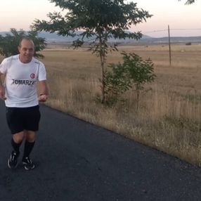 Kayseri'de koşarken tohum serpti