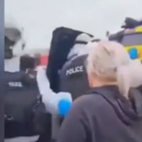 Karantinaya girmek istemeyen İrlandalı zorla götürüldü