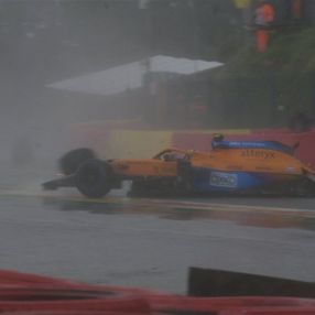 F1 pilotu Lando Norris kaza geçirdi
