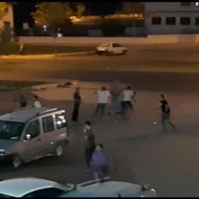 Gaziantep’te silahlı kavga anları kamerada