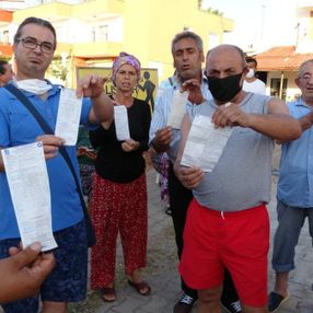 Antalya’da su faturaları bin liradan fazla geldi