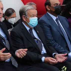 Antonio Guterres, Türkevi açılışında yapılan duaya el açtı