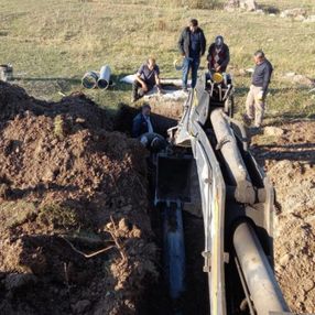 Ardahan’da, ana şebeke su boru hattına sabotaj düzenlendi