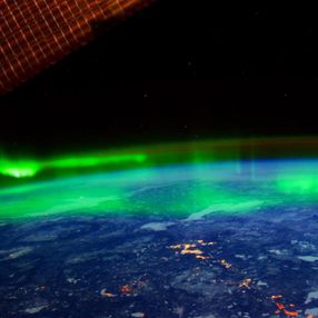 Fransız astronottan etkileyici aurora görüntüsü
