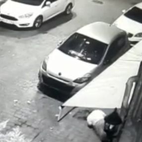 Kasımpaşa’da kınada yaşanan cinayet anları