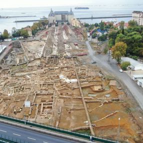 Kadıköy’de, Haydarpaşı Garı’ndaki kazılarda askeri sığınak bulundu